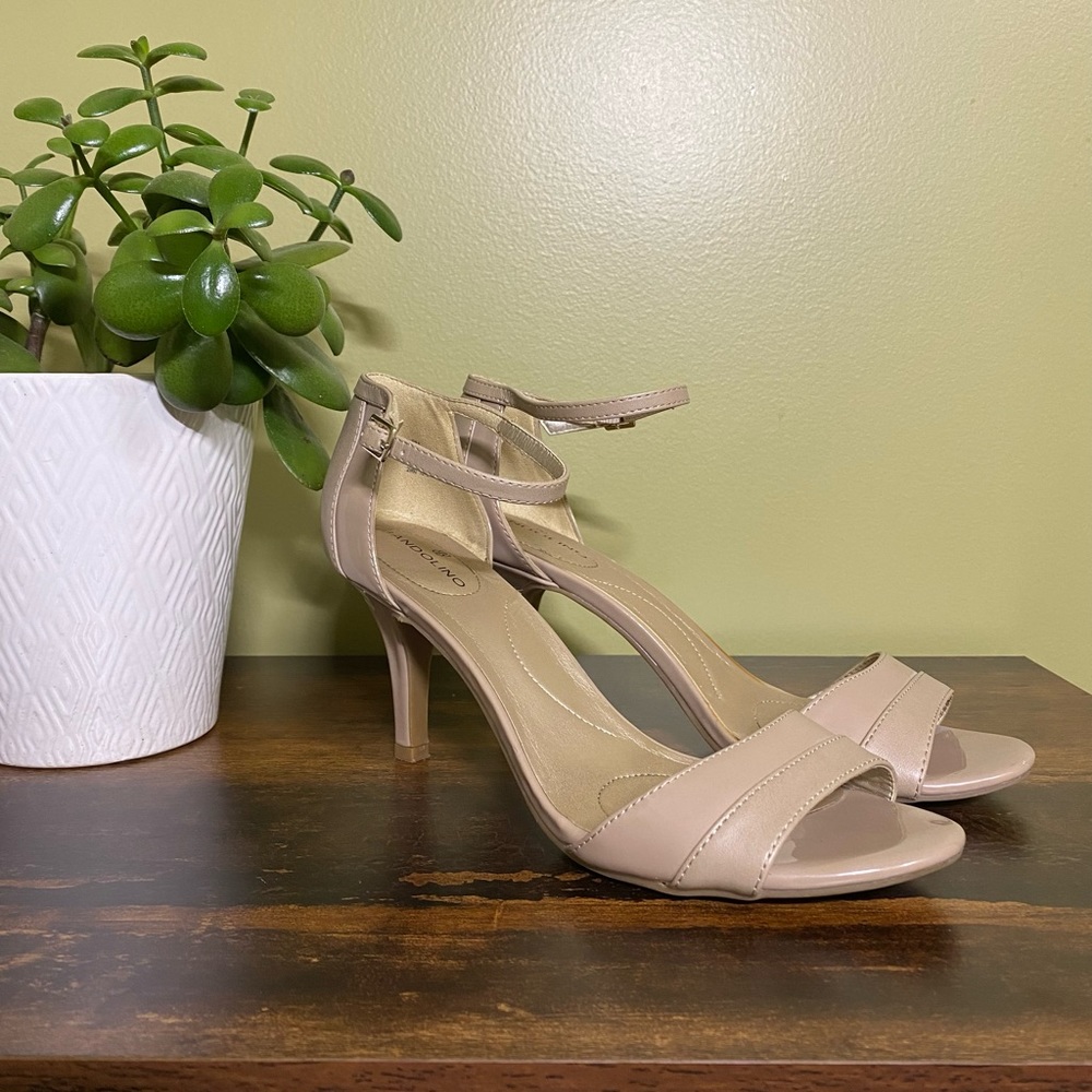 Bandolino Nude Heeled Dress Sandal